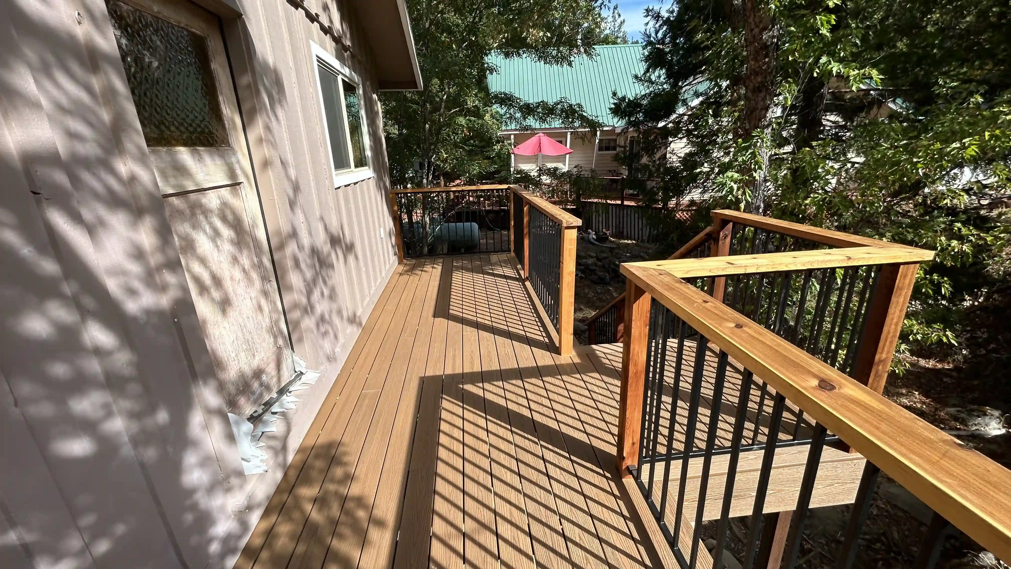 Deck 3.7 back walk.